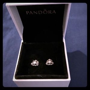 Pandora princess earrings